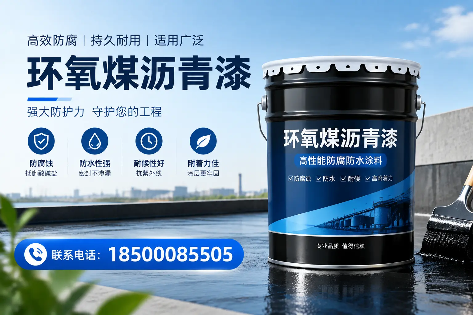 环氧煤沥青漆的施工方法详解,助力遂宁企业高效完成项目